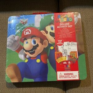 Super Mario Deluxe Activity Set New Still in Wrapper.